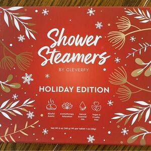 CLEVERFY Shower Steamers holiday edition aromatherapy 6 different tablets NEW